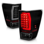 2004 Nissan Titan Black Smoked Tube LED Tail Lights