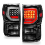 2008 Toyota Tundra Black LED Tail Lights Tube