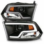 2015 Dodge Ram 2500 Black DRL Projector Headlights