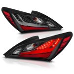 2011 Hyundai Genesis Coupe Black LED Tail Lights