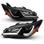 Toyota Camry 2015-2016 Black DRL Projector Headlights