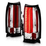 2016 Chevy Suburban Chrome LED Tail Lights Redline