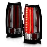 2016 Chevy Tahoe Smoked LED Tail Lights Redline