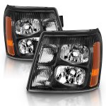 2006 Cadillac Escalade HID Headlights Black Chrome