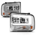 2006 Ford F550 Super Duty LED DRL Projector Headlights