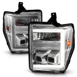 2009 Ford F450 Super Duty Projector Headlights LED DRL Facelift