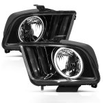 2005 Ford Mustang Black Halo Headlights