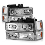 1997 Chevy 3500 Pickup Halo Headlights Set