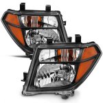 2005 Nissan Pathfinder Black Headlights