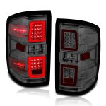 Chevy Silverado 2500HD 2015-2019 Smoked LED Tail Lights RR DRL