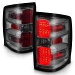 Chevy Silverado 1500 2014-2018 Smoked LED Tail Lights