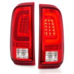 2010 Ford F450 Super Duty Tube LED Tail Lights