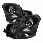 Cadillac CTS 2003-2007 Black Projector Headlights