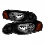 2005 Chrysler Sebring Black Headlights