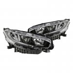 2017 Honda Civic Black Projector Headlights