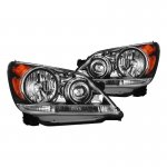 2008 Honda Odyssey Black Headlights