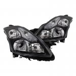 Nissan Altima 2007-2009 Black Headlights