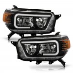 2012 Toyota 4Runner Black Headlights LED DRL