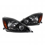 Toyota Sienna 2004-2005 Black Headlights