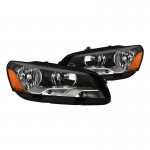 VW Passat 2012-2015 Black Headlights