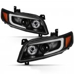 Infiniti FX35 2003-2008 Black Projector Headlights LED DRL Signals