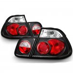 BMW 3 Series E46 Sedan 1999-2001 Black Altezza Tail Lights