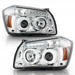2005 Dodge Magnum Clear Halo Projector Headlights with LED