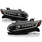 2018 Honda Accord Black LED Headlights DRL Signals