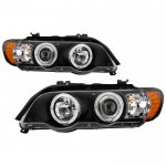 2001 BMW X5 Black Halo Projector Headlights