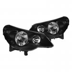 2009 Chrysler Sebring Black Headlights