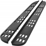 2024 Chevy Silverado 1500 Crew Cab Running Boards Black 7 Inches