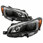 2015 Subaru WRX Black Projector Headlights