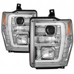 2008 Ford F550 Super Duty Projector Headlights LED DRL Switchback Signals