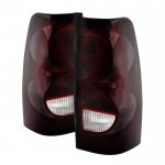 Chevy Silverado 1500HD 2003-2006 Red Smoked Tail Lights