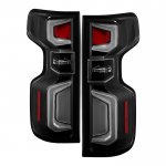 2022 Chevy Silverado 1500 LT Black LED Tail Lights