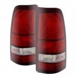 Chevy Silverado 3500 2001-2002 Red Smoked Tail Lights