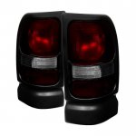 1995 Dodge Ram 2500 Red Smoked Tail Lights