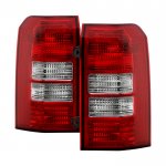 2012 Jeep Patriot Red Clear Tail Lights