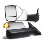 Dodge Ram 2500 2019-2022 Towing Mirrors Chrome Power Heated Smoked LED Lights