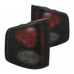 Isuzu Hombre 1996-2000 Black Smoked Altezza Tail Lights