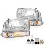 2004 Ford Excursion LED Headlight Bulbs Set Complete Kit
