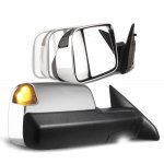 2022 Dodge Ram 2500 Chrome Power Folding Towing Mirrors Smoked LED Lights