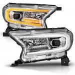 Ford Ranger XL 2019-2023 Projector Headlights LED DRL Switchback Signals