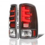 GMC Yukon XL 2000-2006 Black LED Tail Lights