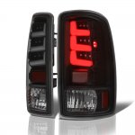 GMC Suburban 2000-2006 Black Smoked LED Tail Lights