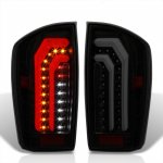 2016 Toyota Tacoma Black Smoked LED Tail Lights Sequential Signals J3