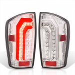 2018 Toyota Tacoma Clear LED Tail Lights Sequential Signals J3