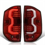 Toyota Tundra 2014-2021 Red Clear LED Tail Lights