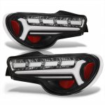 Toyota 86 2017-2020 Black LED Tail Lights Sequential Signals