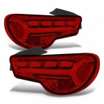 Toyota 86 2017-2020 Red LED Tail Lights Sequential Signals